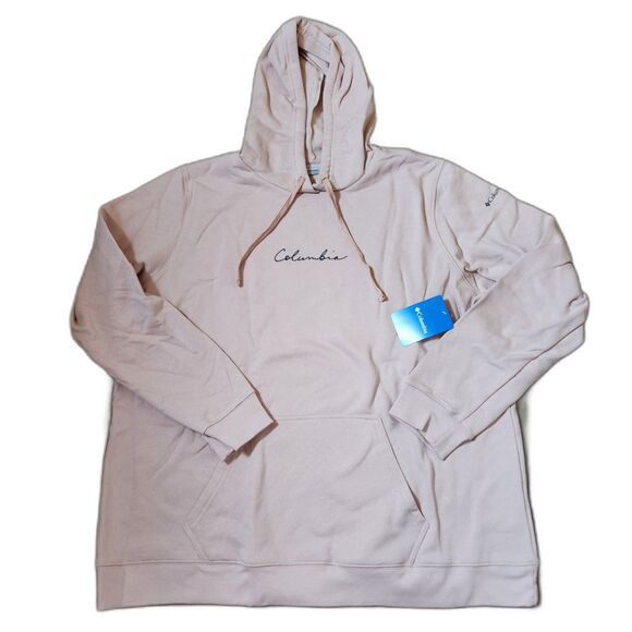 Columbia Trek Graphic Hoodie – Women’s 2X Pink Pullover | NWT - Picture 1 of 9